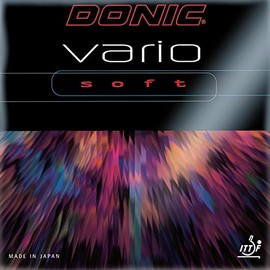 Donic Rubber Vario Soft, options 1,8 mm, black