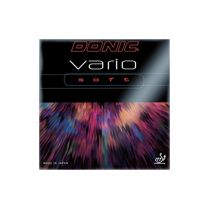 Donic Rubber Vario Soft, options 1,8 mm, black