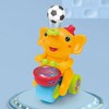 Musical Walking Elephant Drummer Toy Blowing Ball Elephant Toys with