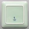 Hama Pottery Hasami Ware Bright Square Plate Aqua 403965 4.8