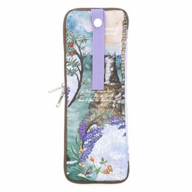 [わちふぃーるど] 猫のダヤン ダヤン ペットボトル収納も可能 折りたたみ傘ケース 不思議な国の境目