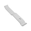 2 Pack - 3" White Wire Shelf Corner Support Bracket