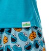 Sesame Street Women's Face Tossed Print Sleep Pajama Set Shorts,