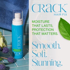 Crack HAIR FIX Mist Spray - Moisturizes & Protects Hair From Dryness & Thermal Damage, Improves Texture - 6 oz, 2 Pack