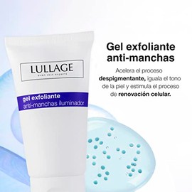 LULLAGE, Gel Exfoliante Anti-manchas, Limpieza Profunda para el Rostro, Acelera la Eliminación de Manchas, Despigmentante, 75 ml