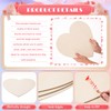 AWIZOM 3 Pcs 16 Inch Unfinished Wooden Hearts for Crafts