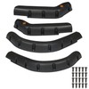 SEBLAFF 4-Pack Golf Cart Standard mudflap Flares Fronts and Rear