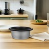 MOLUCKFU Rice Cooker Inner Pot Stainless Steel Non-stick Replacement Cooking