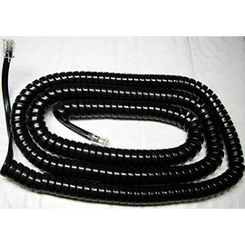 Nortel Norstar 25 ft. Black Handset Cord For M7100, M7208, M7310, M7324 Phone
