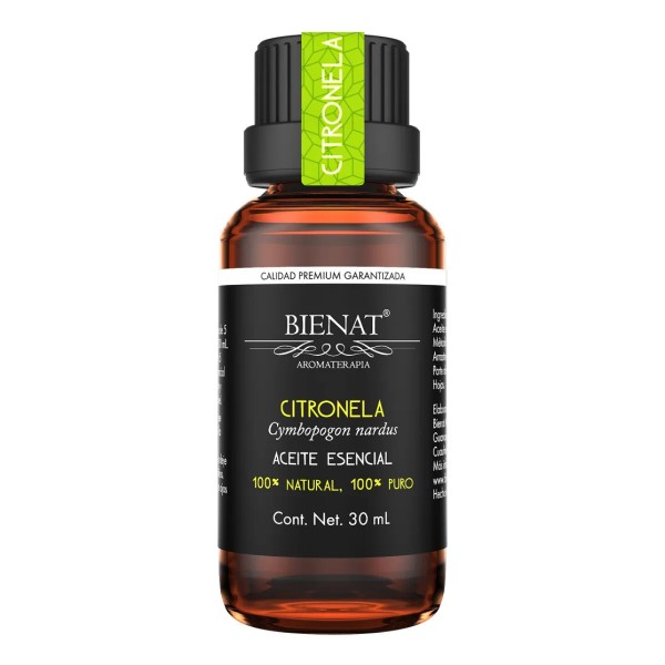 Aceite Esencial De Citronela 30 Ml100% Natural 100% Puro