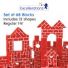 Foam Brick Blocks - Set of 68 Excellerations