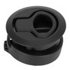 Round Black Flush Pull Slam Latch Deck Hatch Handle Lock