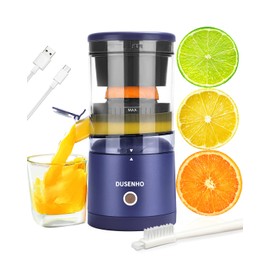 Citrus Juicer Machines Rechargeable - Portable Juicer with USB and Cleaning Brush for Orange, Lemon, Grapefruit