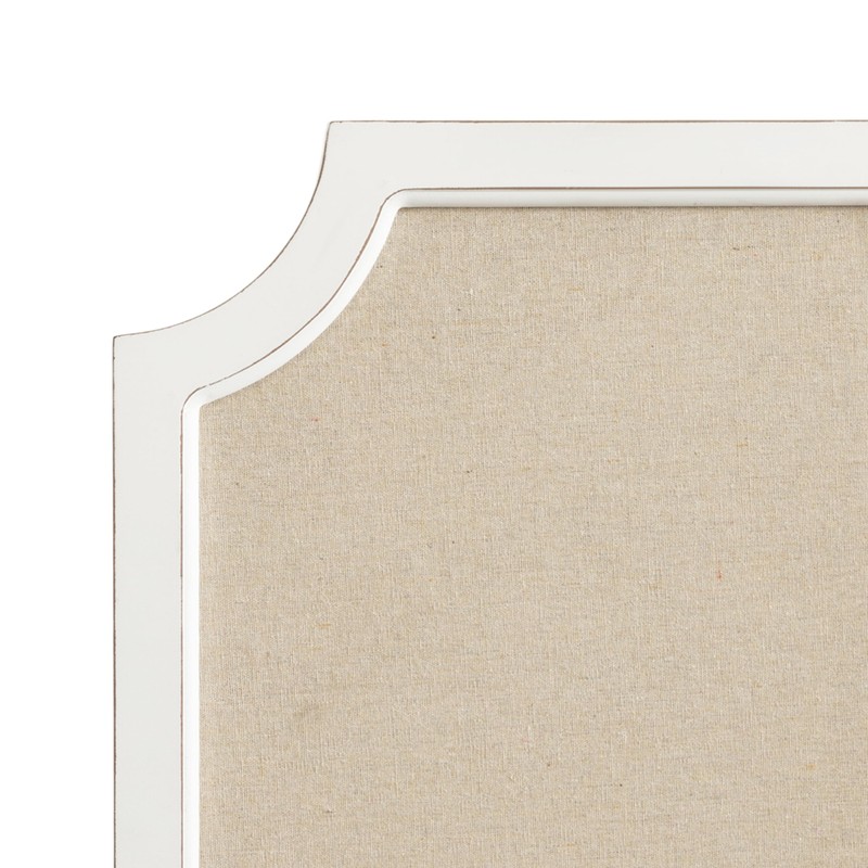 Hogan Framed Scalloped Decorative Wall Pinboard; White; 18 x 30;