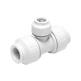 JG Speedfit PEM3028DW Reducing Tee, White, 28 x 22 x 28 mm, Set of 2 Pieces