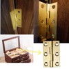 Door Hinges in 4Pcs,Brass Door Hinges,2.5inch Heavy Duty Ball Bearing,Folding