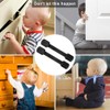 8 Pack Black Child/Baby Safety Cabinet Locks - Maveek Adjustable