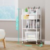 HapiRm Makeup Organizer Storage Cart - 4 Tier Skincare Make