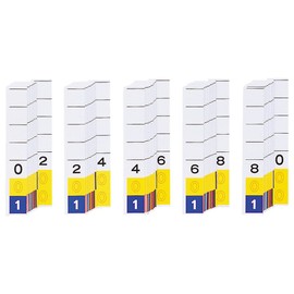 LIHIT LAB HK784-6 3-Digit 601-800 200 Sheets