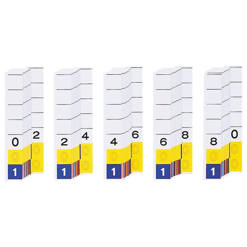 LIHIT LAB HK784-6 3-Digit 601-800 200 Sheets