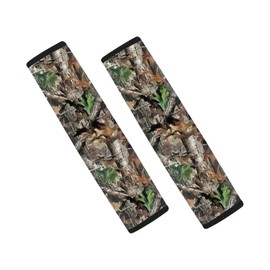 LedBack Fashion Camouflage Print Car Seat Belt Cover,Shoulder Seatbelt Pads,Soft Comfortable Shoulder Strap Pad for Men Women,2 Pack
