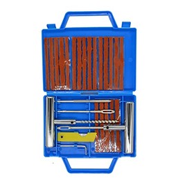 CIADIC Tire Repair Kit 26 Pcs,Universal Heavy Duty Flat Tire Repair Kits，Pieces Tubeless Tire Repair Kit Tools Auto Tire Plug Kit For Car,Motorcycle,Truck,Rv,Suv,Atv, Jeep,Tractor Punctures Repair (A)