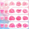 Set di 6 slime rosa per bambini, burro Slime, Cloud