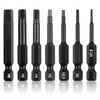 7-Piece Hex Impact Wrench Bits Set, Long 50 mm, Hex