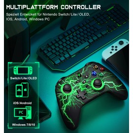 GAMSINGY Switch with RGB Light Q294