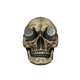 DWK "Deadly Devourings" Skull Salt & Pepper Spice Holder | Gothic Home Decor | Skeleton Decorative Kitchen Spice Holder