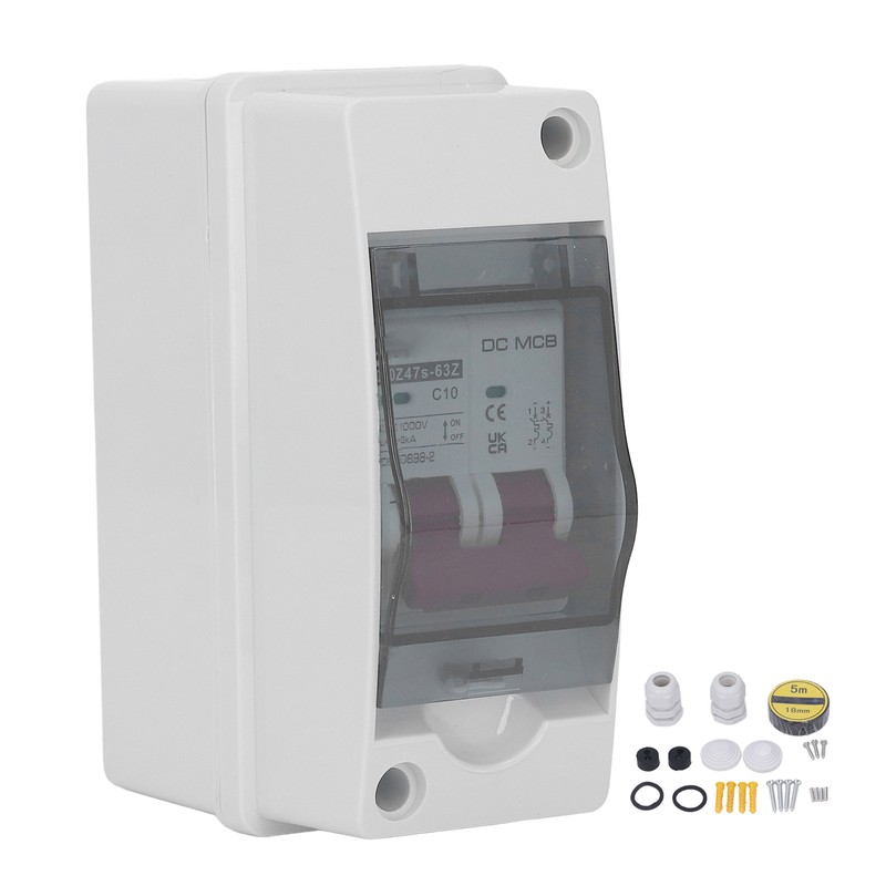 2P DC Circuit Breaker IP65 Waterproof Miniature DC Isolator Switch
