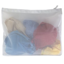Delicates Micro Mesh Zippered Laundry Bag by Home Basics | Extend Garment Lifespan with Gentle Washing | Fine Netted Material | Sturdy Easy Pull Zipper