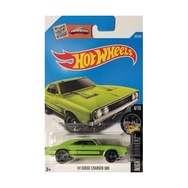 Hot Wheels 2016 - '69 Dodge Charger 500 (Green) N