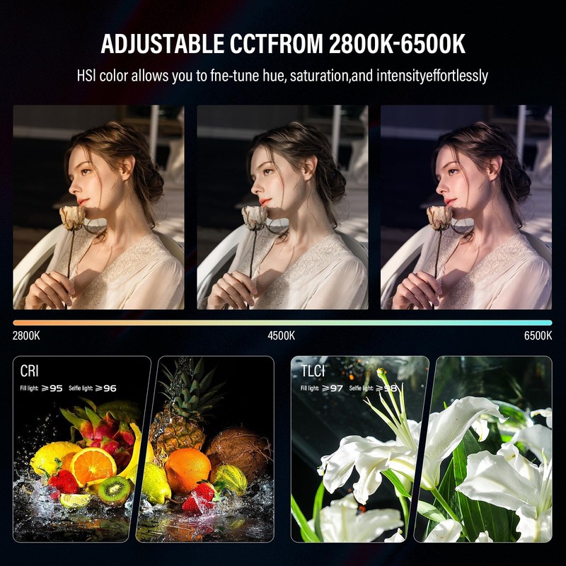GODOX MA5R Magnetic Full Colour RGB Video Light, 1800 K