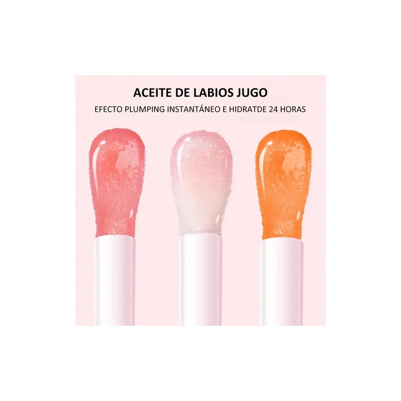 Phofay Lip Oil Labial Color Brillo Hidratante Acabado 4.8ml