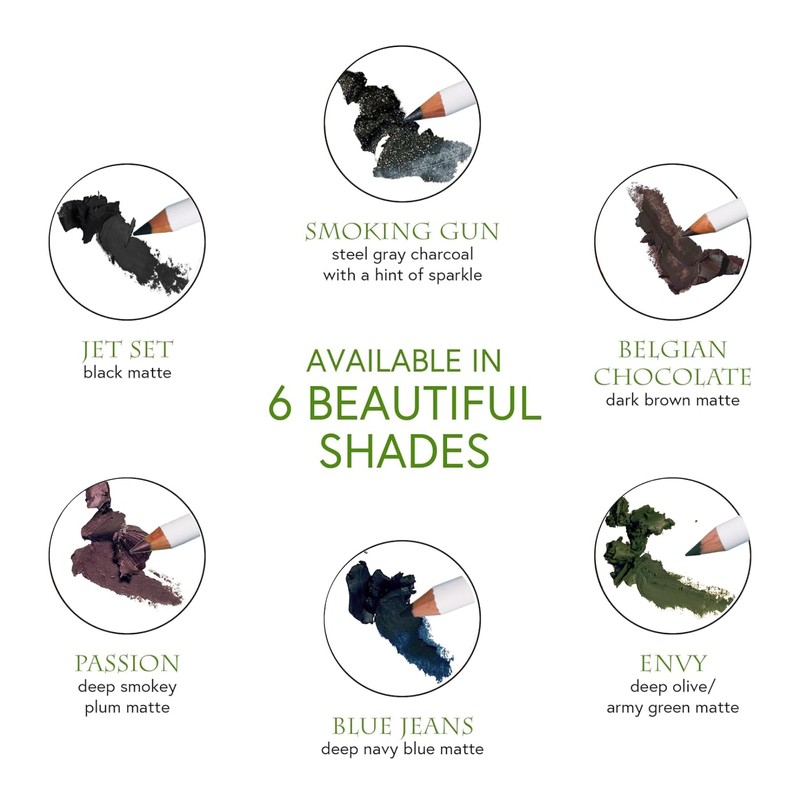 Honeybee Gardens Effortless Eye Liner Pencil in Jet Set Black,