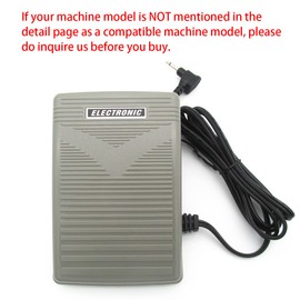 CKPSMS brand -1PCS Foot Control Pedal Compatible with/Replacement for Singer brand 7460,7461,SES2000,8763 Curvy,8768,8780 Curvy,7258,7412 and more
