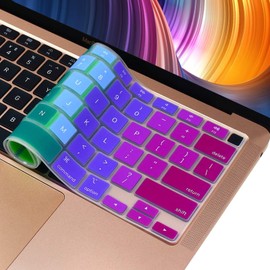 Silicone Keyboard Cover Skin for MacBook Air 13.3 inch A2337 M1 Released in Nov. 2020 Touch ID & Retina Display US Layout Ultra Thin Protector Cover Skin