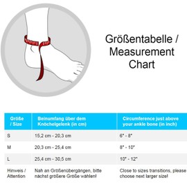 LP Support 987 Knöchelbandage - Knöchelstüze - Sprunggelenkbandage - Bamboo Edition, Größe:M, Farbe:schwarz