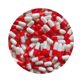 DR T&T 200 Gelatin Gelatine Capsules Size 2 red White Capsules EU Products
