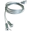 Longdex Light Suspension Cable 2PCS 2m/6.56ft Adjustable Pearl Chrome Stainless