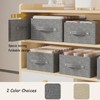 ENUMAIL Collapsible Storage Boxes, Fabric Cloth Organizer Baskets, Cube Bins