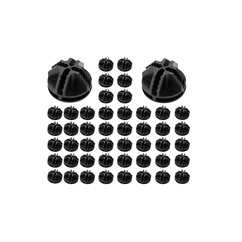 Dailydanny Wire Cube Plastic Connector 50Pcs Wire Grid Cube Organizer