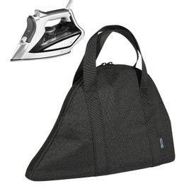 Beautyflier Steam Iron Case Bag, Travel Carrying Storage Bag for Iron Steamer for Clothes, Travel Irons Organizer Holders with Reinforced Double Handles Ideal for Travel, Dust-proof or Storage