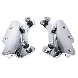 Vivid Black 4 Point Docking Hardware Kit for Harley Davidson Street Glide Electra Glide Road King Road Glide Touring 2009 2010 2011 2012 2013 (Chrome fit 09-13 Year)