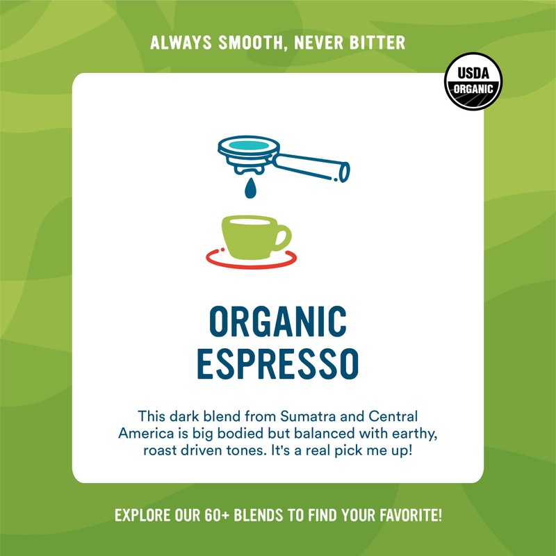 Cameron's Coffee Roasted Whole Bean Coffee, Organic Espresso, 4 Pound