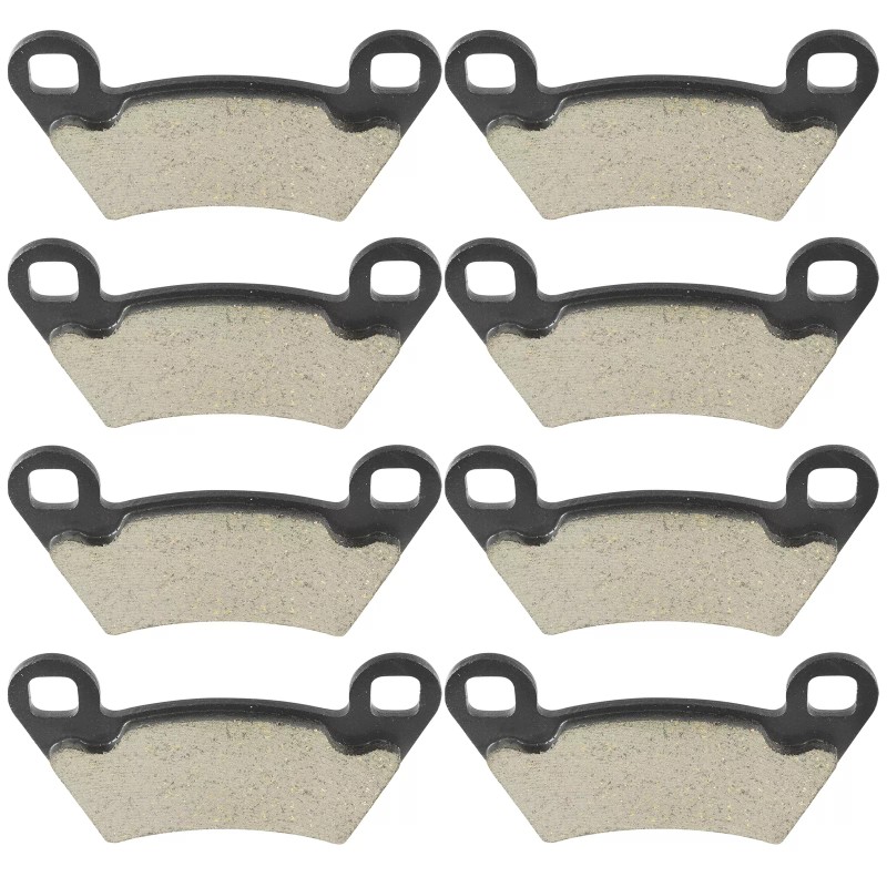 Caltric Front and Rear Brake Pads for Polaris Ranger 500