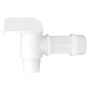 Plastic Spigot Drum Faucet White Flow 3/4 for Plastic Drums