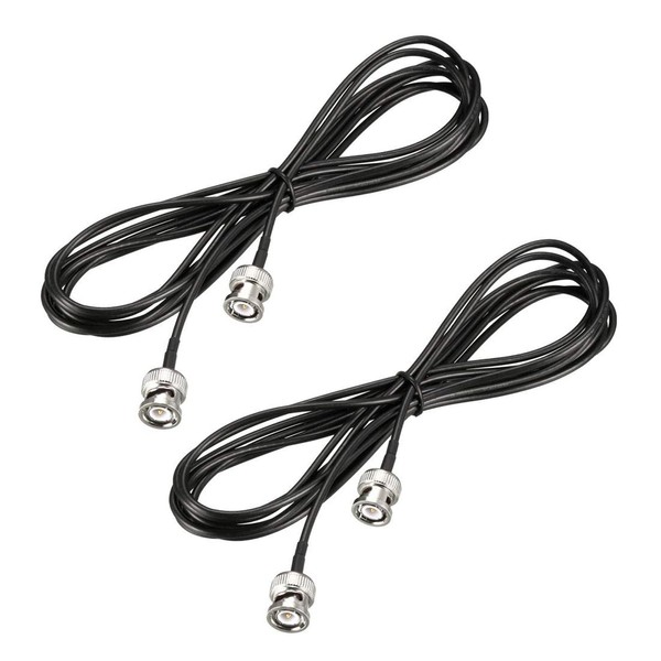MACHSWON 2 PCS RG174 Coaxial Cable with BNC Male to