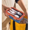 Huifoo Lunch Box Set, 1250 ml Lunch Box with Compartments